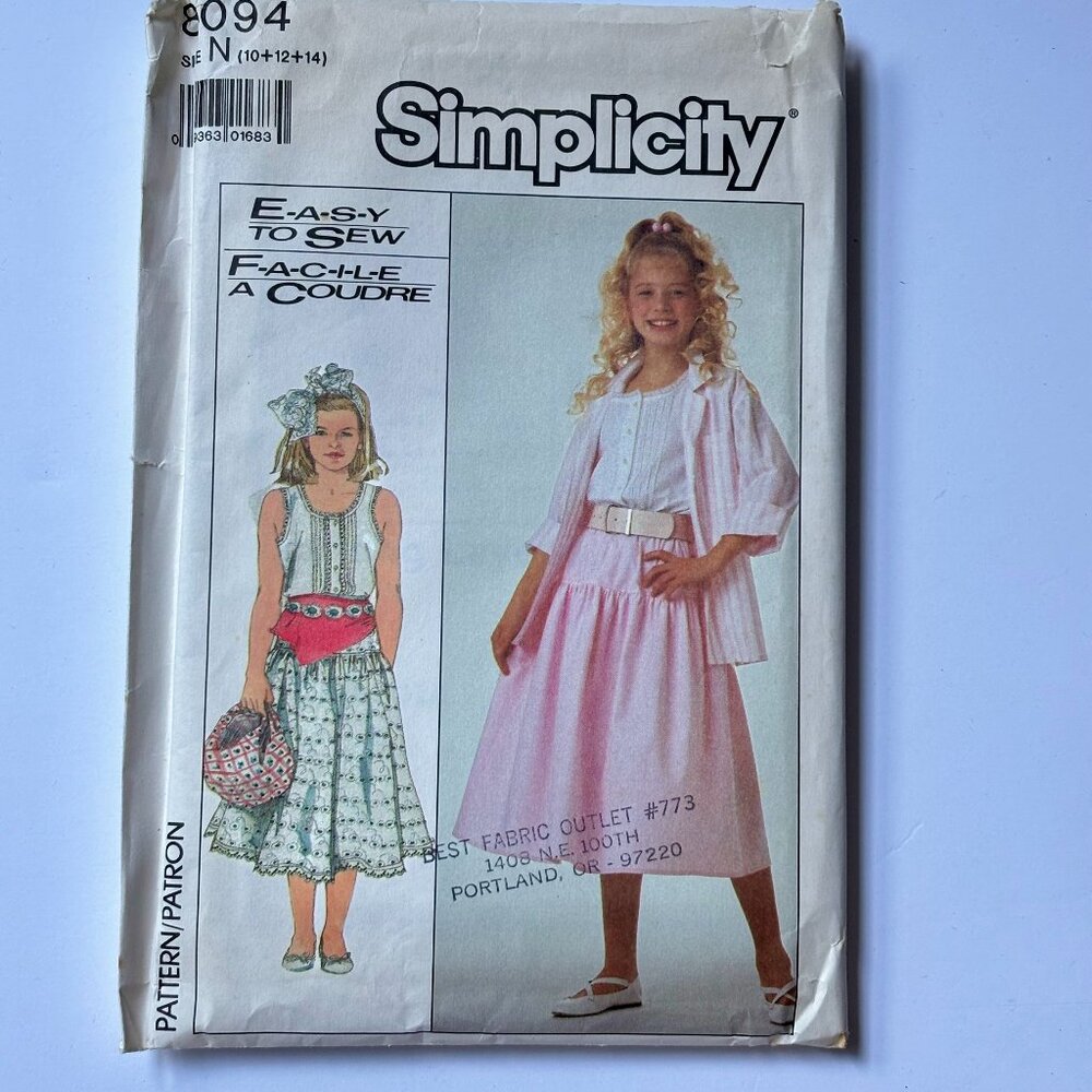 Simplicity Easy to Sew 8094